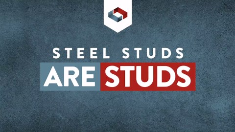 ClarkDietrich ProTRAK 20, 6 in. x 10 ft. 20-Gauge EQ Galvanized Steel Track 600PDT125-19