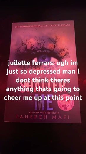 BEST character development oat #bookrecommendations #books #shatterme #shattermeseries #booktok #fyp