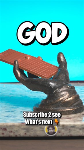 Mr. Beast bar vs the hand of God 🍫 #asmr #lifehacks #foodie | Food Dudes