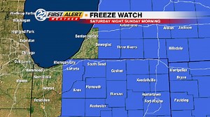 WEATHER ALERT: Freeze Warning in effect for the entire area