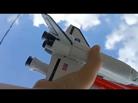 Space Shuttle Toy Model Launch And Landing