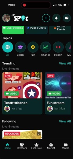 Showcasing our new SocialFi app for creators! Launching soon in both iOS & Android! 🔥 We are ready to help creators monetize their creativity through Exclusive NFT membership passes to thier community for exclusive access to live-streams & group chats! 🚀 Join our waitlist: https://thespot.app/ Follow our X for more details: https://x.com/thespotdotapp?s=21