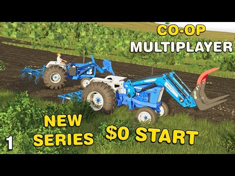 STARTING FROM SCRATCH WITH $0 IN THE BANK CO-OP Multiplayer Survival4X FS25 Ep1