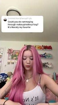 Rummaging through makeup ASMR