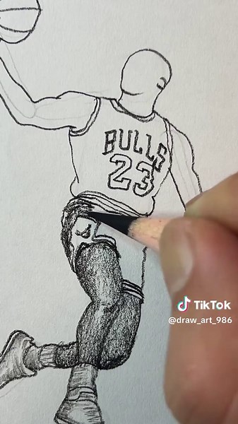 How to draw NBA crazy moves step by step#nba #drawings #fyp #art #sports