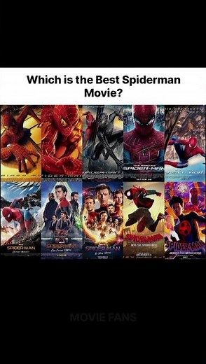 Which is the Best Spider-Man Movie? #shorts #spiderman #movie