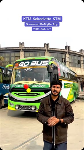 Book Go Bus Online Tickets on GoMyGo – Kathmandu to Kakadvitta & Kakadvitta to Kathmandu Travel comfortably between Kathmandu and Kakadvitta with Go Bus, now available for easy online booking on the GoMyGo App. Experience a smooth and hassle-free journey with top-class facilities, ensuring a safe and comfortable ride. Why Choose Go Bus? ✅ Comfortable Seating: Spacious and well-maintained buses ✅ Air-Conditioned Coaches: Travel with ease in all seasons ✅ LED TV & Charging Ports: Entertainment and