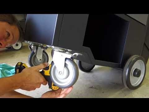 Removing lockwasher from front caster