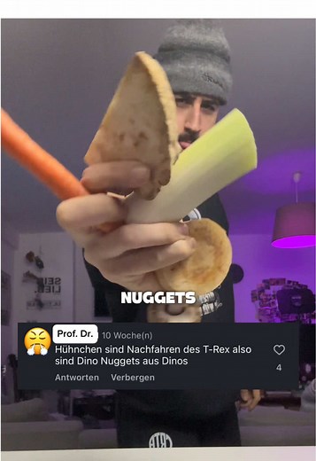 Vegane Dino-Nuggets mit Süßkartoffelcreme