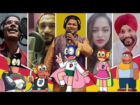Perman Hindi Dubbing Artist | Live Dubbing of All Perman Characters