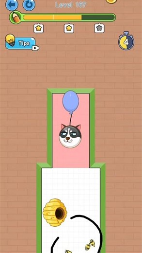 Save The Doge Gameplay Level 167 #shorts #games #gaming