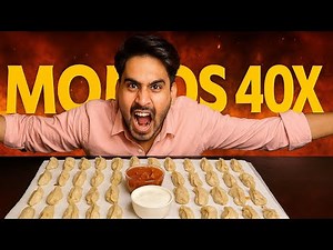 ASMR | 40X Spicy Momos खाने की गलती कर दी 🥵🔥 | ​⁠‪@indiandesimukbanger‬