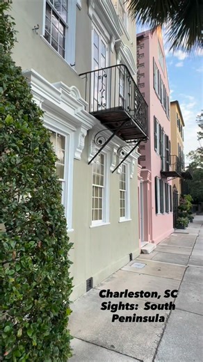 Charleston, South Carolina Sights: South Peninsula 🩵🩵🩵 #downtowncharleston #historiccharleston #charlestonhomes #charlestondaily | Charleston Daily