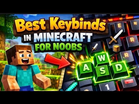 Best Keybinds In Minecraft For Noobs #Minecraft #keybinds