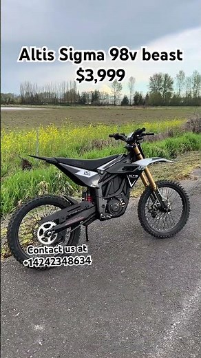 2026 Altis Sigma 98v Best - Best electric bike buy for adults #altissigma #ebikes #dirtbike #fyp