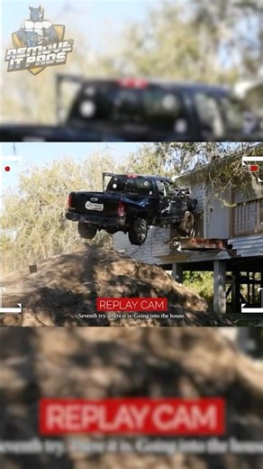 We Drove a Truck Through a House