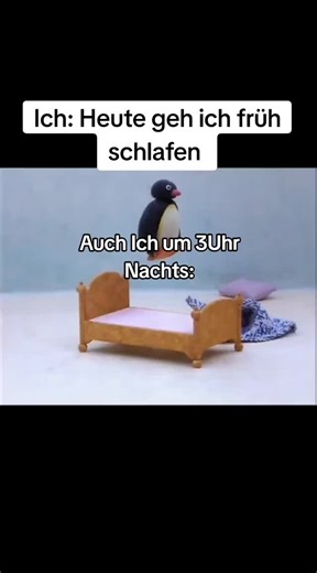 Late-Night Sleep Struggles | Funny Pingu Meme