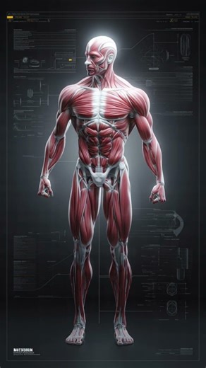 human muscle system and human brain #shorts #shortsfeed #science #facts #neet2026