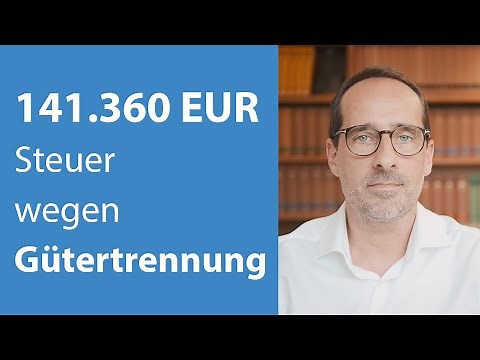 Ehevertrag: Gütertrennung vereinbaren?