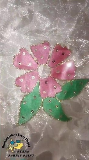 Easy fabric painting design for biggners| step by step| 4 Stars Fabric Paint
