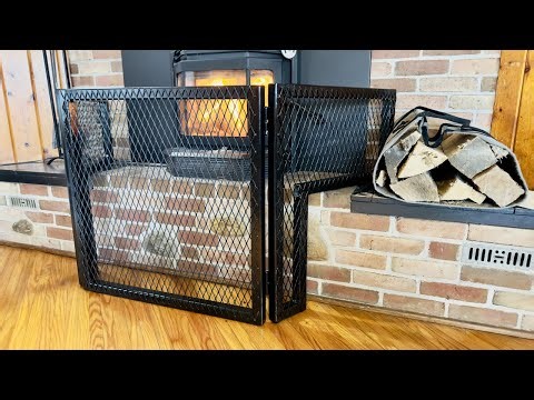 DIY Custom Fireplace Gate