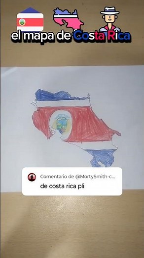 el mapa de Costa Rica
