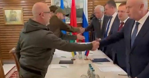 Russia and Ukraine leaders meet for second round of talks in Belarus