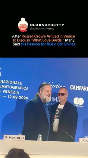 Russell Crowe’s Musical Passion Still Shines in Venice 🎵✨ #RussellCrowe