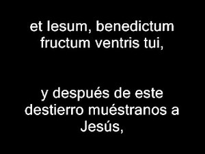 Salve Regina -Subtítulos en español-. Latín Español
