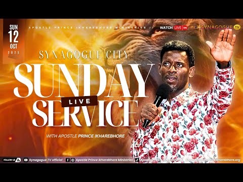 SYNAGOGUE CITY SUNDAY LIVE SERVICE {12 OCTOBER 2025}