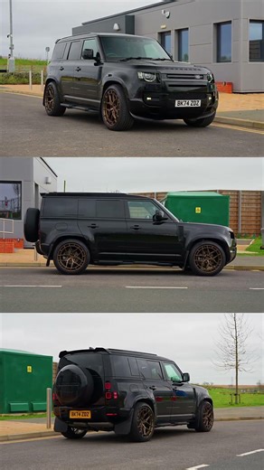 Land Rover Defender on Vossen HFX-1 wheels