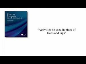 Sample Lesson - Scheduling Best Practices Training for Primavera P6