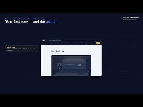 PLC Programming Tutorial for Beginners (Free, In-Browser)