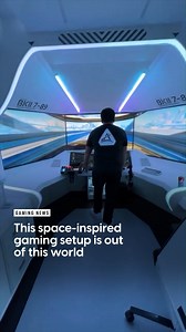 31K views · 109 reactions | Imagine gaming in a setup that feels straight out of the future. Curved screens, immersive visuals, and LED lighting create a space-inspired vibe that takes gaming to a whole new level. What do you think—could this be the ultimate gaming environment? Video Credit: bankii_ii / Instagram #gaming #gamingsetup #videogames | Digital Trends | Facebook
