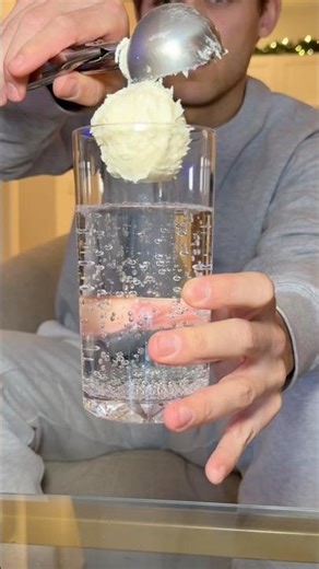 Clear root beer float w/ Liquid Death