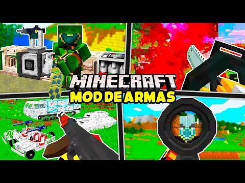 ✔️ 5 MODS DE ARMAS E GUERRA PARA MINECRAFT