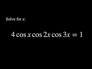 Take a STEP up! Solving a neat trig equation