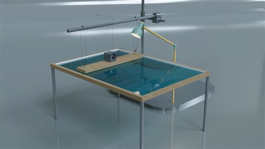 Ripple Tank 3D Animation (How to make ripples in Blender）3D动画模拟水波纹演示器