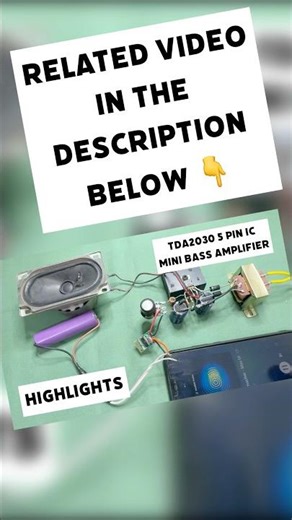 DIY Powerful Amplifier Using TDA2030 IC | Ultra Bass 12V Audio Amplifier Build | 12 Volt Circuit