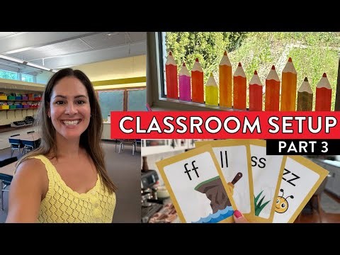 Classroom Set Up 2025: Part 3 // Organizing Decodable Texts, Cleaning, & Free Sound Wall Cards