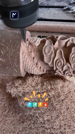 4-Axis CNC Router | Complex 3D Woodworking, One-Step Creation.