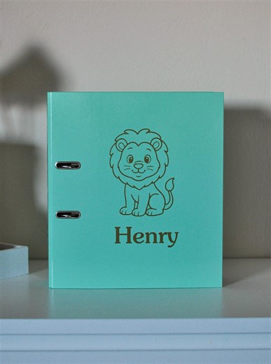 Personalized Children's Folder | Kindergarten Folder | Green | Name & Design | A4 Folder With 6 or 10 Dividers - Etsy