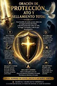 ORACIÓN FUERTE | Protección, Ato y Sellamiento Total con la Sangre de Jesús