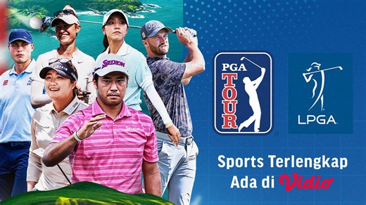 Saksikan Live Streaming Turnamen Golf PGA dan LPGA Tour Eksklusif di Vidio