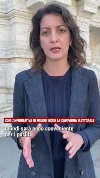 Con l'informativa di Meloni inizia nei fatti la campagna elettorale: perché ti riguarda?
