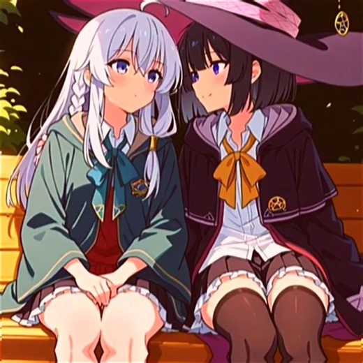 Elaina x Sayu 😆😆😆. #elaina #sayu #majonotabitabi #animeedits #animetiktok