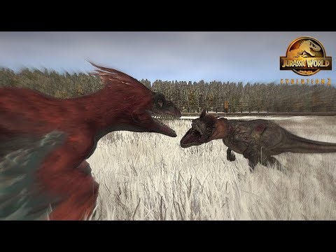 Dilophosaurus vs Pyroraptor - Jurassic World Evolution2