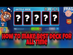 HOW TO MAKE BEST DECK FOR ALL TIME IN FRAG PRO SHOOTER 2020 (IN HINDI)