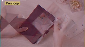 POPRUN 2026 Planner Weekly Notebook (Jan-Dec), Small Size 4''x 6.25'' - 2026 Pocket Calendar for Purse with Spiral Soft Cover, Plastic Ruler, Inner Pocket, 100 GSM - Black