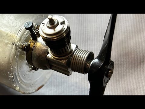 Cox .020 engine was 2nd smallest production engine in the world. Cessna conversion.